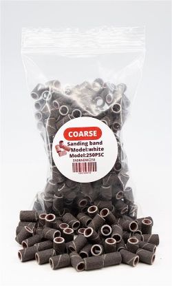 Picture of COARSE BROWN SANDING BANDS 250PC