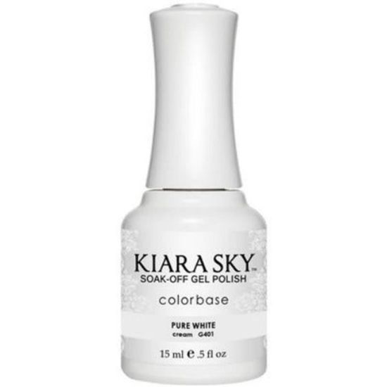 Picture of KIARA SKY G401 PURE WHITE GEL 0.5OZ