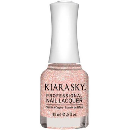 Picture of KIARA SKY N496 PINKING OF SPARKLE LACQUER 0.5OZ