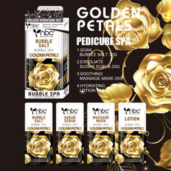 Picture of NBC DELUXE PEDICURE KIT GOLDEN PETALS 1 KIT