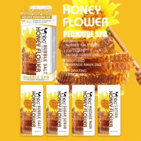 Picture of NBC DELUXE PEDICURE KIT HONEY FLOWER 1 KIT