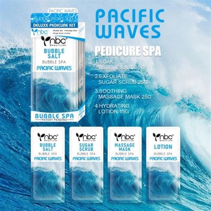 Picture of NBC DELUXE PEDICURE KIT PACIFIC WAVES CASE OF 50 KIT