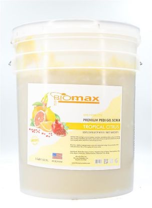 Picture of BIOMAX PEDI GEL SCRUB TROPICAL CITRUS 5 GALLON BUCKET