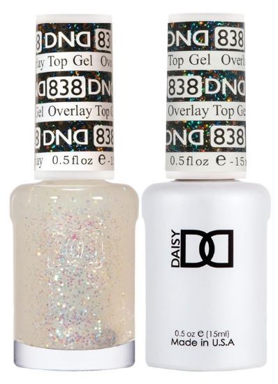 Picture of DND DUO TOP GEL OVERLAY 838