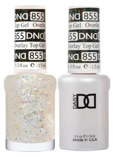 Picture of DND DUO TOP GEL OVERLAY 855