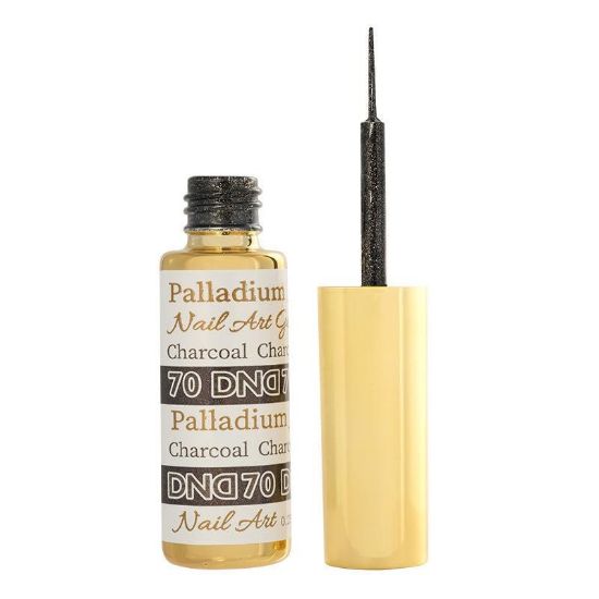 Picture of DND GEL NAIL ART PALLADIUM LINER #70 CHARCOAL