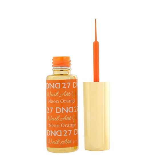 Picture of DND GEL NAIL ART LINER #27 NEON ORANGE