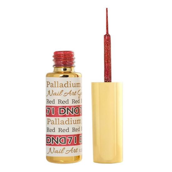 Picture of DND GEL NAIL ART PALLADIUM LINER #71 RED