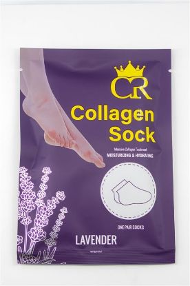 Picture of CROWN COLLAGEN SOCK LAVENDER CASE OF 400 PAIRS