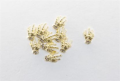 Picture of GOLD SKELETON HAND CHARMS