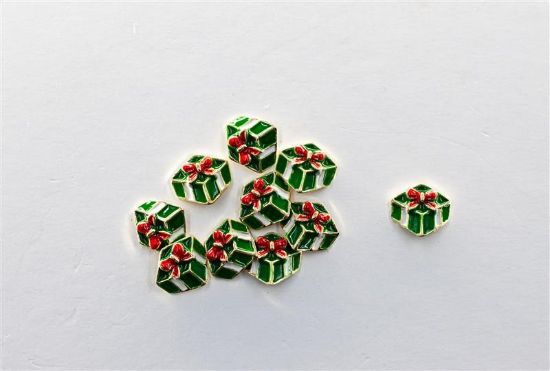 Picture of GREEN & WHITE GIFT CHARMS