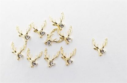 Picture of LARGE GOLD REINDEER CHARMS