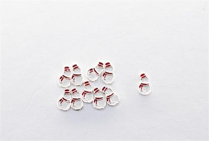 Picture of MINI WHITE SNOWMAN CHARMS