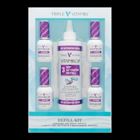 Picture of TRIPLE VITAMIN DIP STEPS REFILL NUMBER 3 8 FL OZ