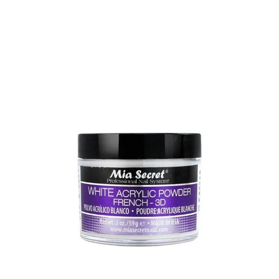 Picture of MIA SECRET WHITE FRENCH 3D ACRYLIC POWDER 2 OZ