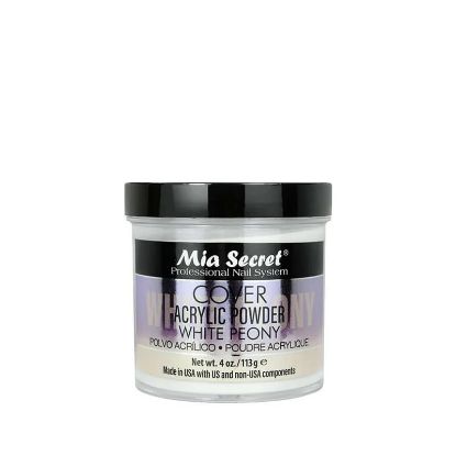 Picture of MIA SECRET COVER WHITE PEONY ACRYLIC POWDER 4 OZ