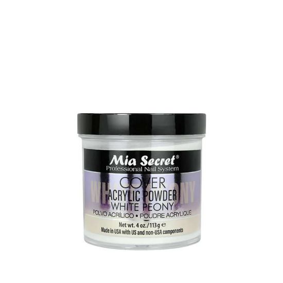 Picture of MIA SECRET COVER WHITE PEONY ACRYLIC POWDER 4 OZ