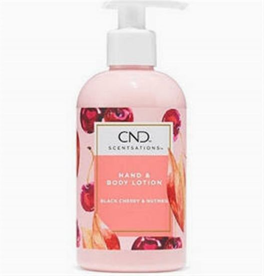 Picture of CND SCENTSATIONS BLACK CHERRY & NUTMEG HAND & BODY LOTION 8.3 OZ