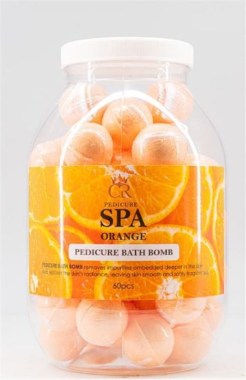 Picture of CROWN PEDICURE BATH BOMB 60PCS (ORANGE)