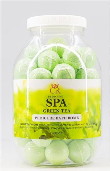 Picture of CROWN PEDICURE BATH BOMB 60PCS (GREEN TEA)