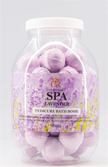 Picture of CROWN PEDICURE BATH BOMB 60PCS (LAVENDER)