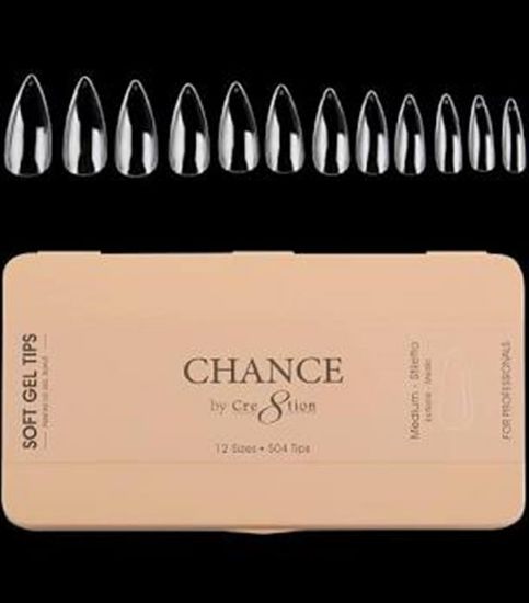 Picture of CHANCE SOFT GEL TIPS MEDIUM STILETTO