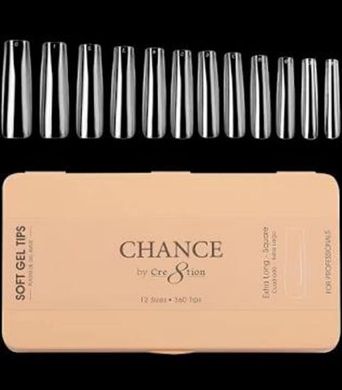 Picture of CHANCE SOFT GEL TIPS EXTRA LONG SQUARE