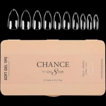 Picture of CHANCE SOFT GEL TIPS SHORT STILETTO