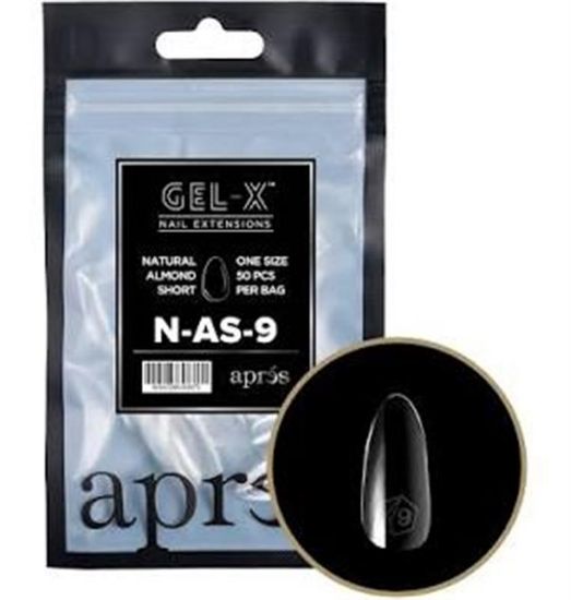 Picture of APRES GEL-XÂ® NATURAL ALMOND SHORT TIP REFILL BAG-9