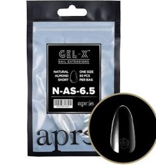 Picture of APRES GEL-XÂ® NATURAL ALMOND SHORT TIP REFILL BAG-6.5