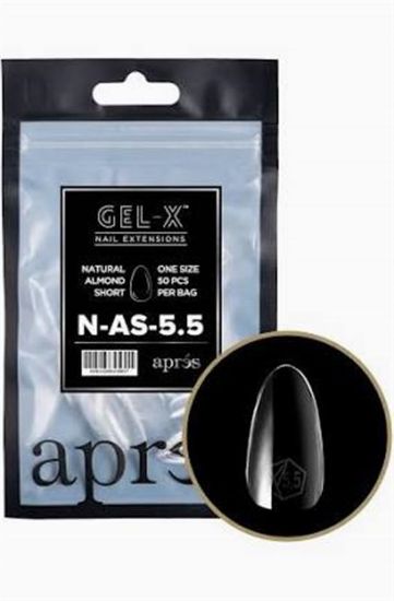 Picture of APRES GEL-XÂ® NATURAL ALMOND SHORT TIP REFILL BAG-5.5