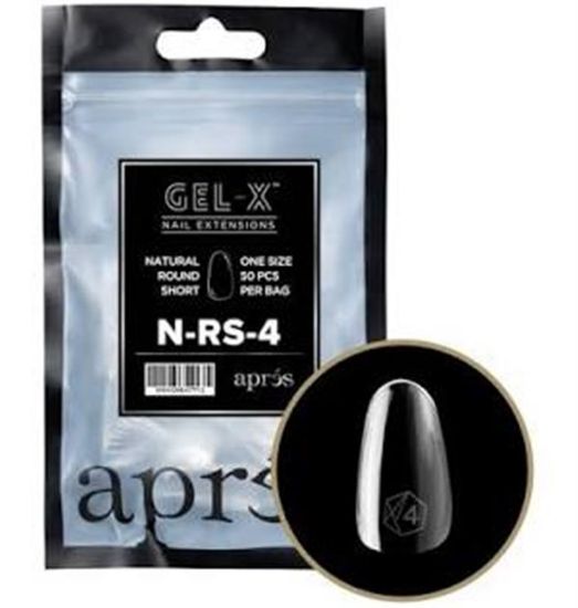 Picture of APRES GEL-XÂ® NATURAL ALMOND SHORT TIP REFILL BAG-4