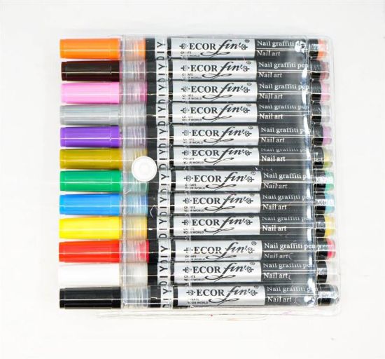 Picture of NAIL ART PEN 12 PC SET