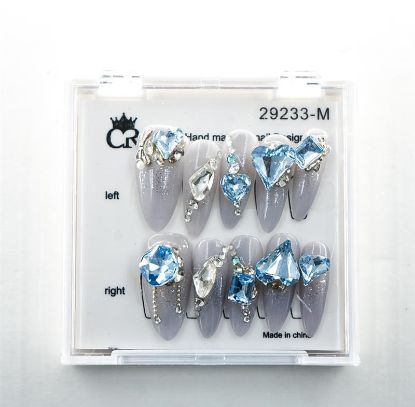 Picture of CROWN HAND PAINTED PRESS-ON NAILS - STYLE 29233