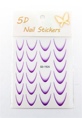 Picture of 5D NAIL ART STICKER FRENCH - SD - 1926