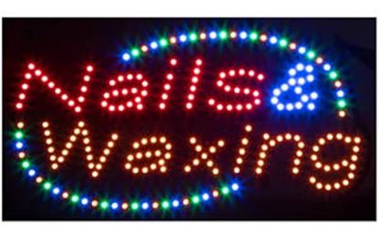 Picture of NAIL AND WAXING LED SIGN