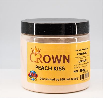 Picture of CROWN POWDER PEACH KISS ACRYLIC POWDER 16OZ