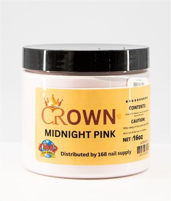 Picture of CROWN POWDER MIDNIGHT PINK ACRYLIC POWDER 16OZ