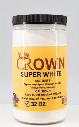 Picture of CROWN POWDER SUPER WHITE ACRYLIC POWDER 32OZ