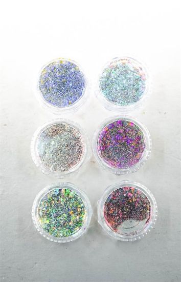 Picture of CROWN FOIL GLITTER 6 PCS - STYLE 4