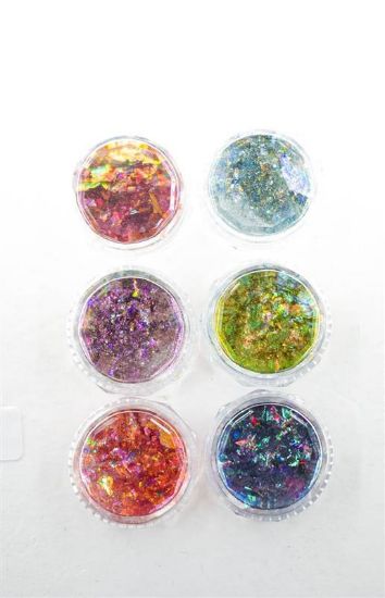 Picture of CROWN FOIL GLITTER 6 PCS - STYLE 2