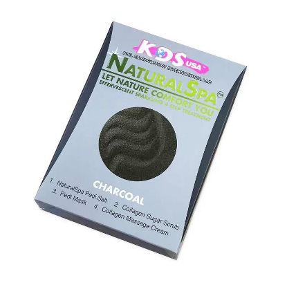 Picture of KDS CHARCOAL NATURAL SPA 4 STEP PEDICURE KIT SINGL