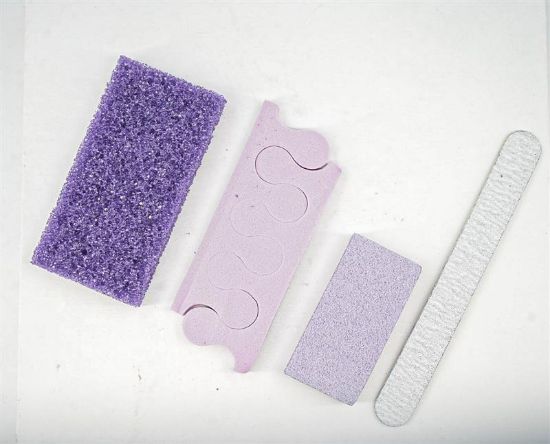 Picture of CROWN PEDICURE KIT 4PCS REGULAR PUMICE