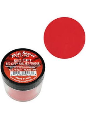 Picture of MIA SECRET RED GIFT RED GIFT ACRYLIC POWDER 1 OZ