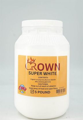 Picture of CROWN POWDER SUPER WHITE ACRYLIC POWDER 5LBS