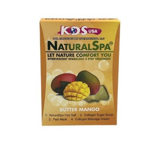 Picture of KDS BUTTER MANGO NATURAL SPA 4 STEP PEDICURE KIT CASE OF 88 PACKS