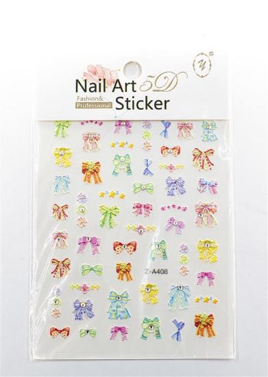 Picture of 5D NAIL ART STICKER MULTI-COLOR BOWS - Z-A408