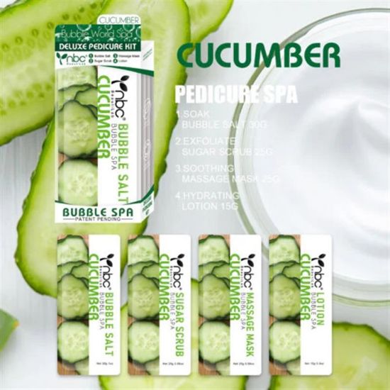 Picture of NBC DELUXE PEDICURE KIT CUCUMBER CASE OF 50 KITS