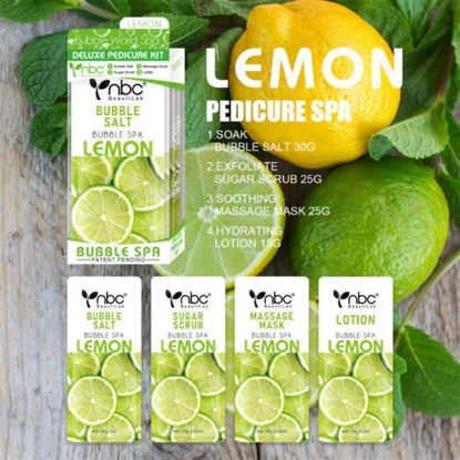 Picture of NBC DELUXE PEDICURE KIT LEMON CASE OF 50 KITS