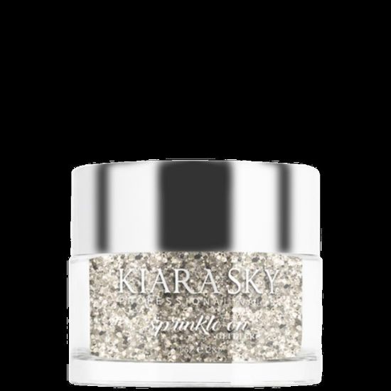 Picture of KIARA SKY SP201 SPRINKLE ON GLITTER BLACK ICE 1 OZ